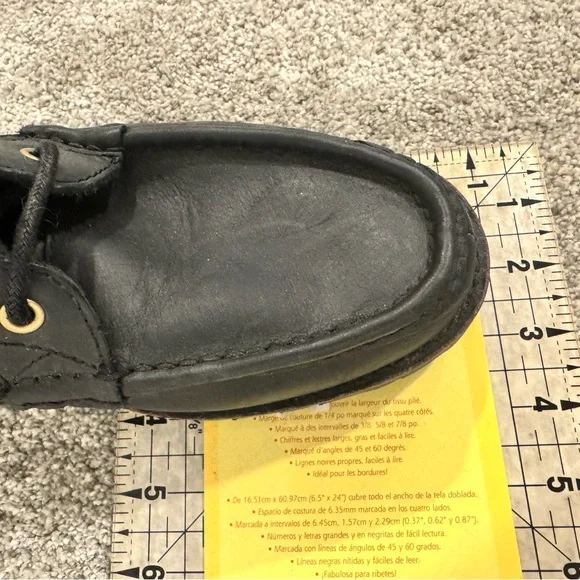 Vintage Polo Ralph Lauren Wolcott Boots Black Oiled Leather with Big Polo Patch - Picture 8 of 9